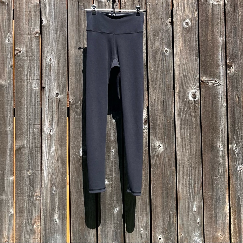 Adidas dark gray high rise tights leggings size XS